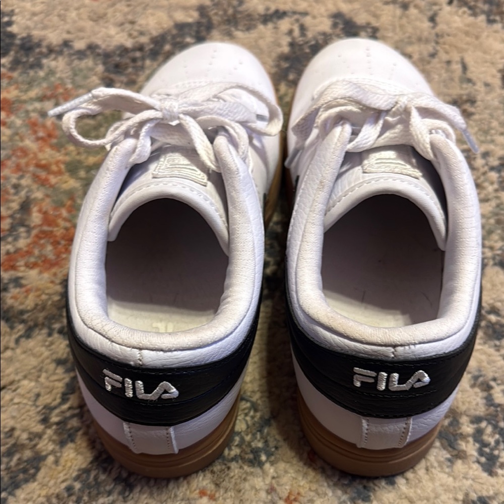 FILA White and Black Sneakers